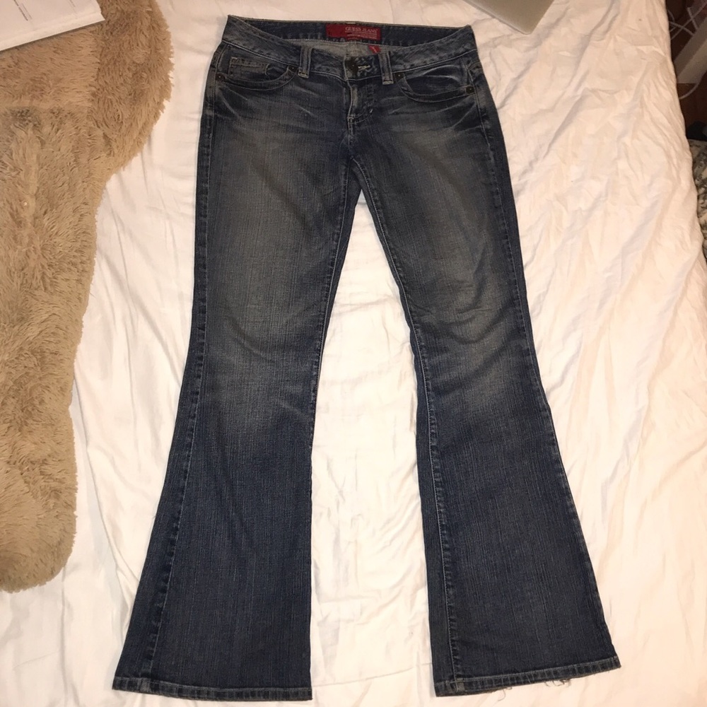 vintage guess flare jeans